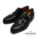 【新品】JOHN LOBB ジョンロブ ダブルモンク BUCKLE 【WILLIAM2/ウィリアム2】9795番 Eワイズ ダブルレザーソール ブラックカーフH00