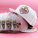 ニューエラ キャップ 59FIFTY パワーパフガールズ 25th ANNIVERSARY FITTED CAP GREY NEW ERA THE POWERP...