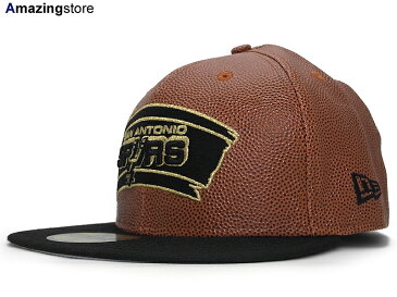 NEW ERA SAN ANTONIO SPURS【BASKET-BALLIN/BRN-BLK-GOLD】ニューエラ サンアントニオ スパーズ 59FIFTY [帽子 ヘッドギア new era cap ニューエラキャップ new eraキャップ neweraキャップ 大きい サイズ メンズ レディース JORDAN LA NY BK]