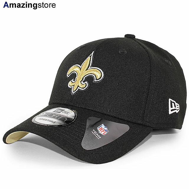 ニューエラ キャップ 9FORTY ニューオリンズ セインツ NFL THE LEAGUE ADJUSTABLE CAP BLACK NEW ERA NEW ORLEANS SAINTS 帽子 メンズ レディース 男女兼用 ブラック /BLK 24_4RE_0423