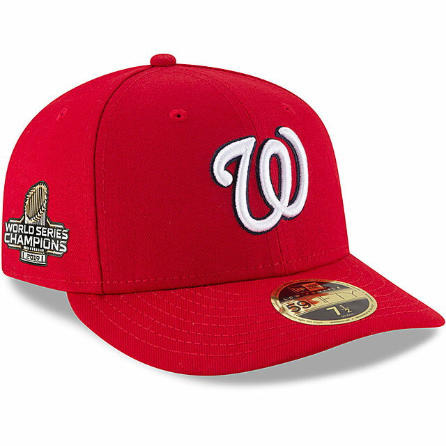 球団史上初ワールドシリーズ制覇記念モデル ニューエラ ワシントン ナショナルズ 59FIFTY  NEW ERA WASHINGTON NATIONALS レッド 