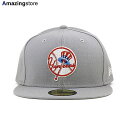 ニューエラ キャップ 59FIFTY ニューヨーク ヤンキース MLB 1946 COOPERSTOWN TEAM BASIC FITTED CAP GREY ...