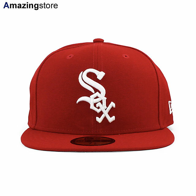 ニューエラ キャップ 59FIFTY シカゴ ホワイトソックス MLB TEAM BASIC FITTED CAP RED WHITE NEW ERA CHICAGO WHITE SOX 帽子 レッド ホワイト メンズ レディース /RED BIG_SIZE COLOR_BOTTOM 24_4RE_0410