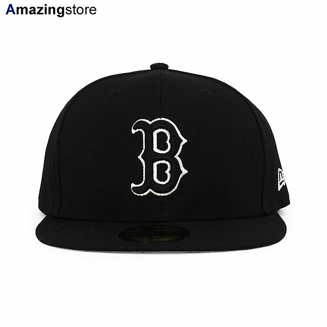 ニューエラ キャップ 59FIFTY ボストン レッドソックス MLB TEAM BASIC FITTED CAP BLACK BLACK NEW ERA BOSTON RED SOX 帽子 メンズ レディース 男女兼用 ブラック /BLK BIG_SIZE 24_5RE_0522