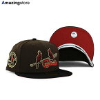 ニューエラ キャップ 59FIFTY セントルイス カージナルス MLB 1934 WORLD SERIES RED BOTTOM FITTED CAP BROWN NEW ERA ST.LOUIS CARDINALS 帽子 メンズ レディース 男女兼用 ブラウン レッド /BRN 24_2RE_2_08