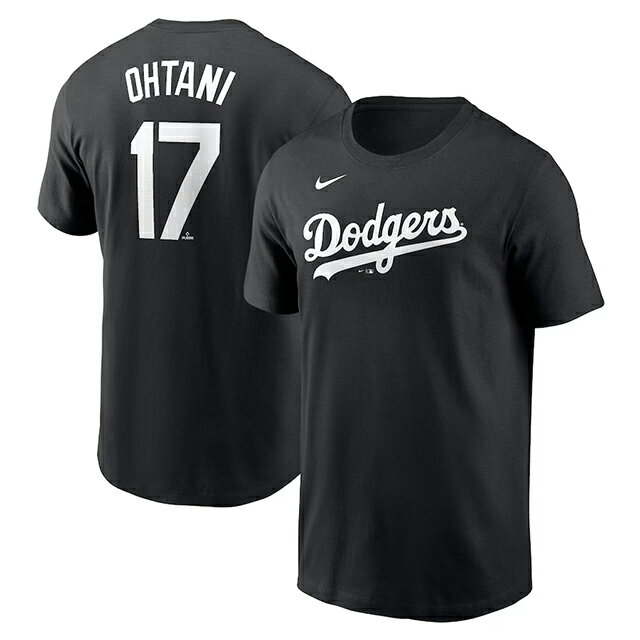 海外取寄 大谷翔平モデル NIKE Tシャツ ロサンゼルス ドジャース PLAYER NAME NUMBER T-SHIRT BLACK ナイキ LOS ANGELES DODGERS 23_12_MLB