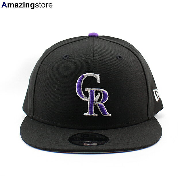 ニューエラ キャップ 9FIFTY スナップバック コロラド ロッキーズ MLB TEAM COLOR SNAPBACK BLACK NEW ERA COLORADO ROCKIES 帽子 メンズ レディース 男女兼用 ブラック