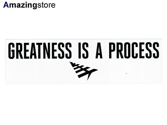 【あす楽】ロックネイション 【GREATNESS IS A PROCESS STICKER/WHT】 ROC NATION [for3000 18_3_4ROC 18_3_5]