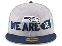 NEW ERA シアトル シーホークス 【2018 NFL DRAFT ONSTAGE/HEATHER GREY-NAVY】ニューエラ SEATTLE SEAHAWKS 18_4_4DRAFT18_5_1