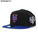ニューエラ 59FIFTY ニューヨーク メッツ 【MLB 2000 WORLD SERIES ROAD FITTED CAP-2/BLACK-RYL BLUE...