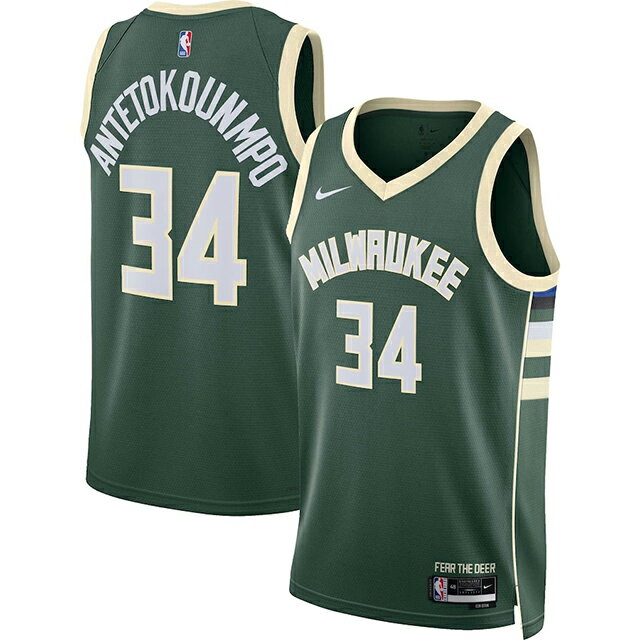 ヤニス アデトクンポモデル 海外取寄 ナイキ レプリカユニフォーム ミルウォーキー バックス SWINGMAN JERSEY ICON EDITION HUNTER GREEN MILWAUKEE BUCKS GIANNIS ANTETOKOUNPO NBA ALL STAR GAME 24_1_