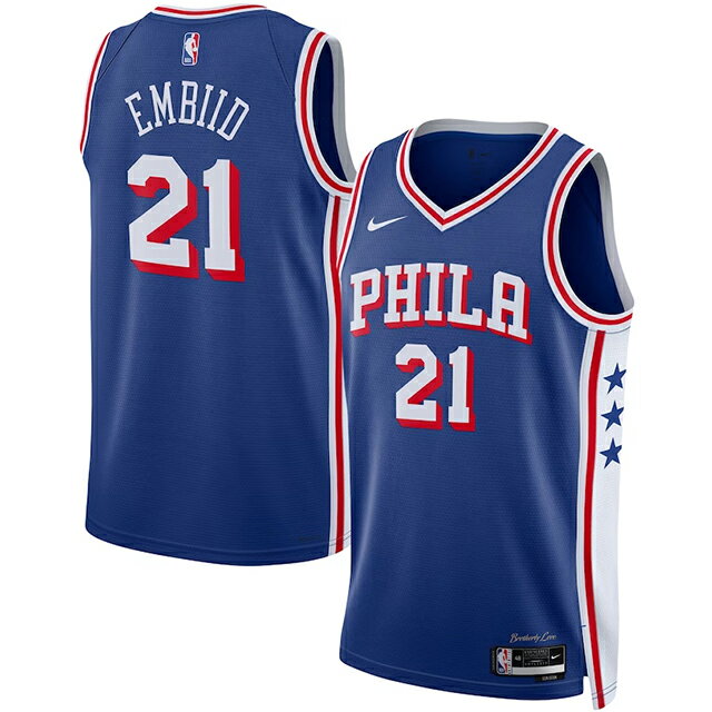 ジョエル エンビードモデル 海外取寄 ナイキ レプリカユニフォーム フィラデルフィア 76ERS SWINGMAN JERSEY ICON EDITION ROYAL BLUE PHILADELPHIA JOEL EMBIID NBA ALL STAR GAME 24_1_