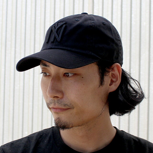 アメリカンニードル キャップ ニューヨーク ブラックヤンキース BALLPARK STRAPBACK CAP BLACKOUT AMERICAN NEEDLE NEW YORK BLACK YANKEES ブラック 帽子 メンズ レディース 男女兼用 LOW PROFILE ロープロファイル