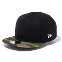 ニューエラ キャップ 9FIFTY スナップバック BLANK SNAPBACK BLACK WOODLAND CAMO NEW ERA ブラック ウッドランド...