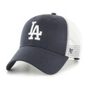 47ブランド メッシュ キャップ ロサンゼルス ドジャース MVP MESH ADJUSTABLE CAP NAVY 47BRAND LOS ANGELES DODGERS B-BRANS12CTP-NYB 帽子 メンズ レディース 男女兼用 LOW PROFILE ロープロファイル 47キャップ