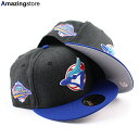 ニューエラ キャップ 59FIFTY トロントブルージェイズ MLB 1993 WORLD SERIES FITTED CAP HEATHER BLACK NE...