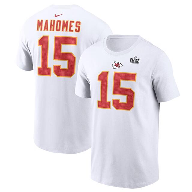 海外取寄 ナイキ パトリック マホームズ カンザスシティ チーフス NFL SUPER BOWL LVIII PATCH PLAYER NAME&NUMBER T-SHIRT NIKE KANSAS CITY CHIEFS PATRICK MAHOMES 24_1_ 第58回スーパーボウル SBLVIII