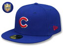 【全16チーム以上】NEW ERA CHICAGO CUBS 【MLB GOLDEN-HIT/RYL BLUE】ニューエラ シカゴ カブス 59FIFTY フィ...