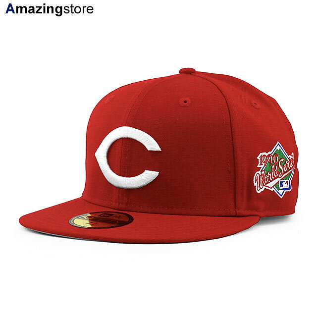 楽天Amazingstoreニューエラ キャップ 59FIFTY シンシナティ レッズ MLB 1990 WORLD SERIES GAME FITTED CAP RED NEW ERA CINCINNATI REDS 帽子 メンズ レディース 男女兼用 レッド /RED BIG_SIZE 23_4RE_ 23_5RE_0530