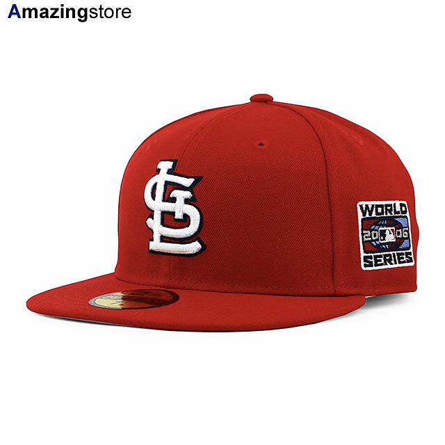 50％OFF！ニューエラ キャップ 59FIFTY セントルイス カージナルス MLB 2006 WORLD SERIES GAME FITTED CAP RED NEW ERA ST.LOUIS CARDINALS レッド 帽子 メンズ レディース /RED BIG_SIZE COLOR_BOTTOM 23_12RE_12_20