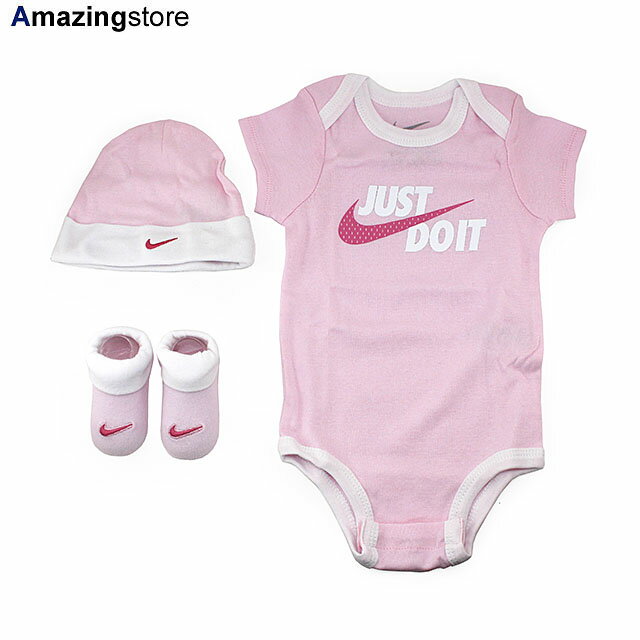 【あす楽 幼児用】ナイキ ロンパース 【NHN JDI 3 PIECE INFANT SET/PINK】 NIKE チャイルド CHILD TODDER トダー ベイビー BABY ベビー ピンク [22_2_2NIKE]