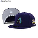 あす楽 ニューエラ キャップ 59FIFTY アリゾナ ダイヤモンドバックス MLB 2001 WORLD SERIES HOME FITTED CAP PURPLE NEW ERA ARIZONA DIAMONDBACKS 帽子 パープル グレー /PUR COLOR_BOTTOM 23_8RE_0818