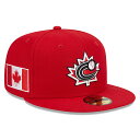 ニューエラ キャップ 59FIFTY WBC カナダ 2023 WORLD BASEBALL CLASSIC FITTED CAP NAVY NEW ERA C...