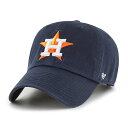 47ブランド キャップ ヒューストン アストロズ MLB CLEAN UP NAVY 47BRAND HOUSTON ASTROS クリーンナップ ネイビー B-RGW10GWS-NYL 帽子 メンズ レディース 男女兼用 LOW PROFILE ロープロファイル 47キャップ