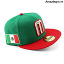 ニューエラ キャップ 59FIFTY WBC メキシコ 2023 WORLD BASEBALL CLASSIC FITTED CAP GREEN RED NEW...
