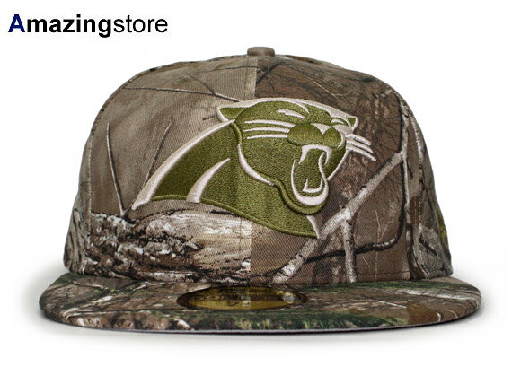 NEW ERA CAROLINA PANTHERS 【NFL TEAM-BASIC/REALTREE CAMO】ニューエラ カロライナ パンサーズ 59FIFTY FITTED CAP フィッテッド キャップ [帽子 迷彩 camouflage リアルツリー 16_10_2 16_10_03]