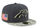 【全70種類以上】NEW ERA CAROLINA PANTHERS 【2016 SALUTE-TO-SERVICE/CHACOAL GREY-DESERT CAMO】ニューエラ カロライナ パンサーズ オンフィールド 59FIFTY フィッテッド FITTED CAP ON FIE…