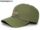 【あす楽対応】7UNION 【BROOKLYN BENT STRAPBACK/OLIVE-PINK】 7ユニオン ストラップバック ロープロファイルキャップ LOW PROFILE DAD HAT 帽子 cap キャップ メンズ レディース 16_11_1 16_11_2