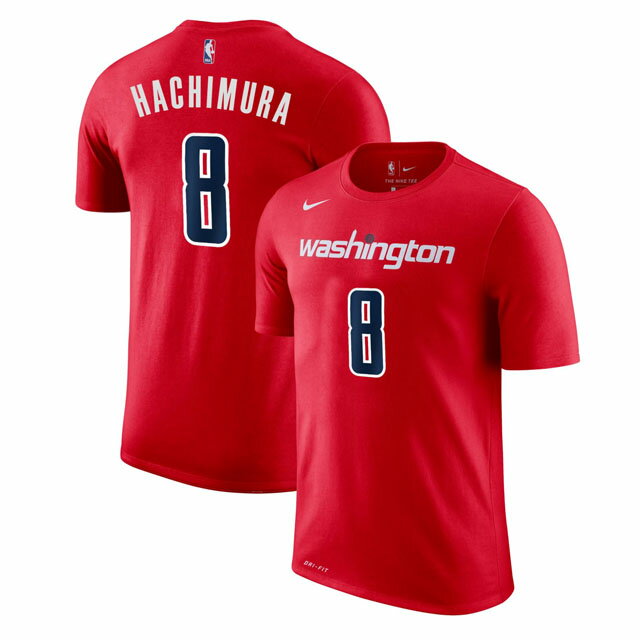  ۑI胂f iCL TVc Vg EBU[Y yNBA DRI-FIT NAME&NUMBER T-SHIRT/REDz NIKE WASHINGTON WIZARDS RUI HACHIMURA [19_11RE]