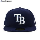 【あす楽】ニューエラ タンパベイ レイズ 59FIFTY 【ON-FIELD AUTHENTIC GAME FITTED CAP/NAVY】 NEW ERA TAMPA BAY RAYS ネイビー 22_9RE_0912