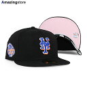 yyzj[G 59FIFTY j[[N bc yMLB 2013 ALL STAR GAME PINK BOTTOM FITTED CAP/BLACKz NEW ERA NEW YORK METS ubN [/BLK BIG_SIZE COLOR BOTTOM 21_8_3NE]