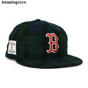 【BODEGA コラボ】ニューエラ 59FIFTY ボストン レッドソックス 【MLB HARRIS TWEED COLLABO FITTED CAP/NAVY...