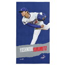 山本由伸モデル 海外取寄 ビーチタオル ロサンゼルス ドジャース MLB PRINTED BEACH TOWEL ROYAL BLUE THE NORTHWES...