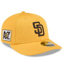 ニューエラ キャップ 海外取寄 LP59FIFTY サンディエゴ パドレス 2025 MLB SPRING TRAINING FITTED CAP GOLD N...