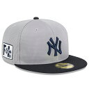 ニューエラ キャップ 海外取寄 59FIFTY ニューヨーク ヤンキース 2025 MLB SPRING TRAINING BP FITTED CAP GREY...