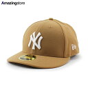 ニューエラ キャップ LP59FIFTY ニューヨーク ヤンキース MLB TEAM BASIC LOW CROWN FITTED CAP WHEAT NEW ...