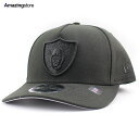 ニューエラ キャップ 9FORTY M-CROWN ラスベガス レイダース NFL SNAPBACK CAP BLACKOUT NEW ERA LAS VEGAS RAIDERS