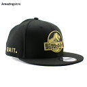 ニューエラ キャップ 9FIFTY スナップバック BAIT ジュラシックパーク DAMAGE CONTROL SNAPBACK CAP BLACK NEW ERA BAIT JURASSIC PARK