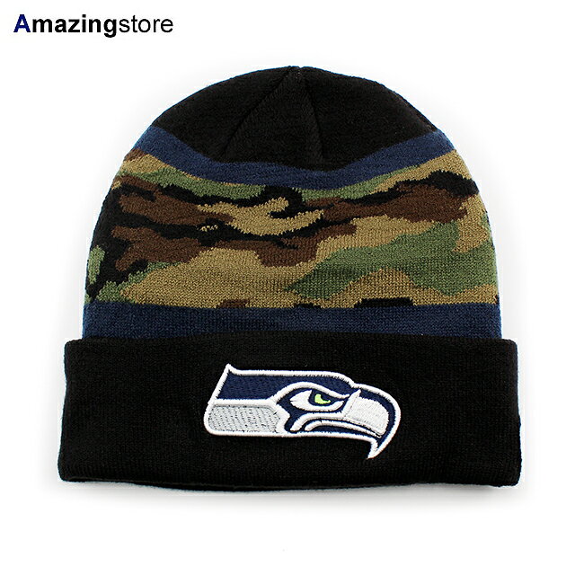 ニューエラ ニットキャップ ビーニー シアトル シーホークス NFL ARMY CAMO FILLZ KNIT CAP BEANIE CAMO NEW ERA SEATTLE SEAHAWKS /26_2 第60回スーパーボウル SUPER BOWL LX