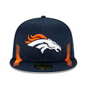 ニューエラ 59FIFTY デンバー ブロンコス 【2021 NFL SIDELINE/NAVY】 NEW ERA DENVER BRONCOS /NAVY21_10_3NE21_10_4