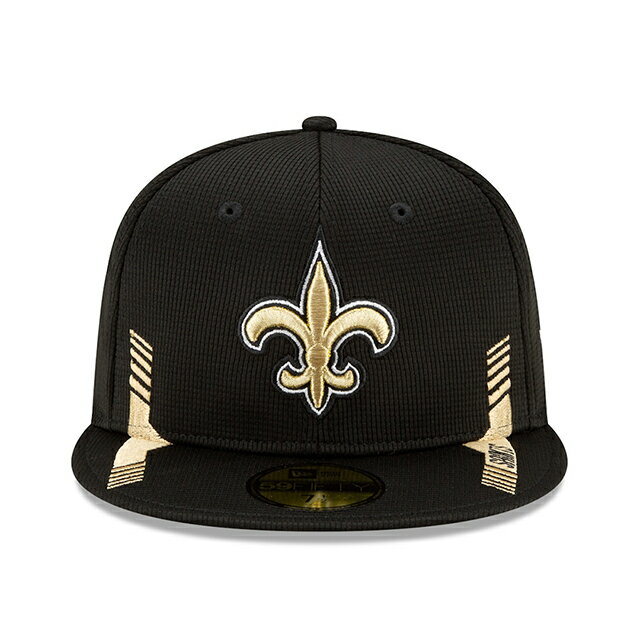 ニューエラ 59FIFTY ニューオリンズ セインツ【2021 NFL SIDELINE/BLACK】 NEW ERA NEW ORLEANS SAINTS /BLK1_10_3NE21_10_4