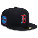 父の日モデル ニューエラ キャップ 59FIFTY ボストン レッドソックス MLB 2023 FATHERS DAY FITTED CAP NAVY LIGHT BLUE BOTTOM NEW ERA BOSTON RED SOX 23_6_1_ BIG_SIZE