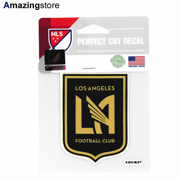 󥯥ե ƥå 󥼥륹 FC LOS ANGELES FC SOCCER MLS PERFECT CUT DECAL WINCRAFT [for3000 19_5_5ACC 19_6_1]