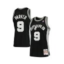 【永久欠番/代引不可】トニー パーカーモデル 復刻ユニフォームジャージー【2001-02 HARDWOOD CLASSIC SWINGMAN JERSEY/BL...