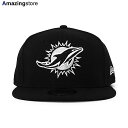 あす楽 ニューエラ キャップ 9FIFTY スナップバック マイアミ ドルフィンズ NFL TEAM-BASIC SNAPBACK CAP BLACK WHITE NEW ERA MIAMI DOLPHINS ブラック ホワイト /BLK 23_4RE_ 23_5RE_0517