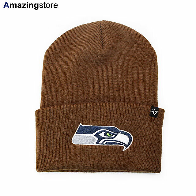 47ブランド 47brand カーハート ニット ビーニー シアトル シーホークス  47BRAND SEATTLE SEAHAWKS ブラウン 